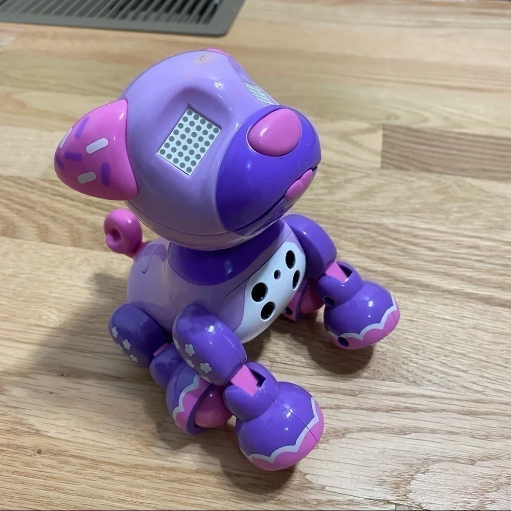 Zoomer Zuppies Interactive Robotic Dog Toy Kids Purple